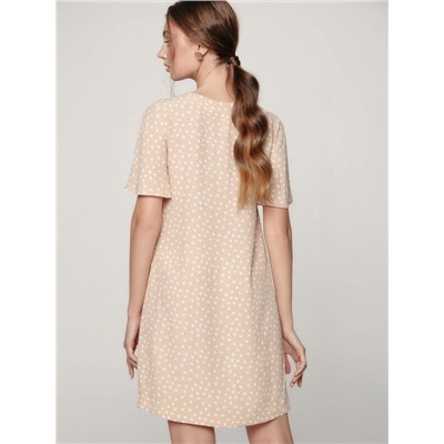 Платья CONTE LPL 1179 Платье свободного кроя в горошек