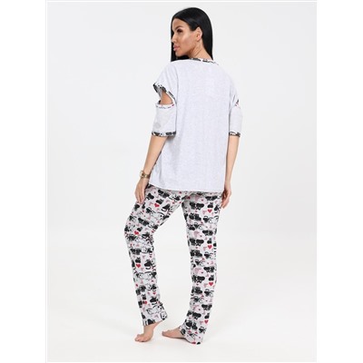 Миу - Миу - пижама серый