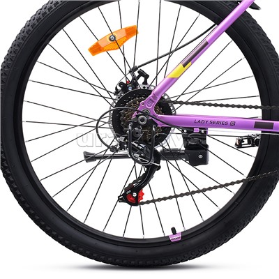 Велосипед 26" Rocket lady Alloy 26, цвет лиловый, размер 17"
