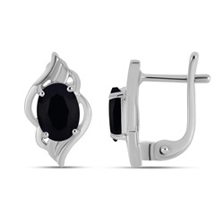 Серьги из серебра сапфир, Ольга