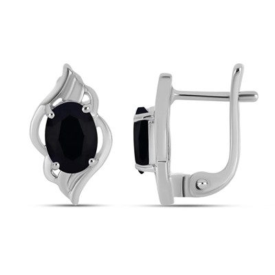 Серьги из серебра сапфир, Ольга