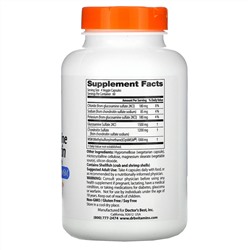 Doctor's Best, глюкозамин, хондроитин и МСМ с OptiMSM, 240 вегетарианских капсул
