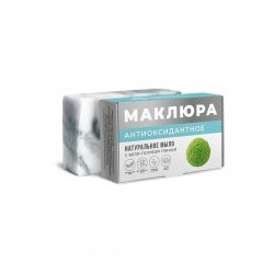 Мыло натуральное с Маклюрой и бело-голубой глиной Антиоксидантное