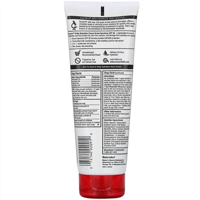 Eucerin, ежедневный увлажняющий крем, SPF 30, без отдушек, 226 г (8 унций)
