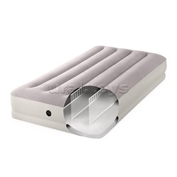 Надувной матрас 99х191х30см "Prestige" с USB насосом 5V, до 136кг, 64177 INTEX