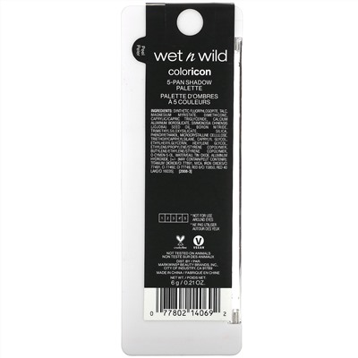 Wet n Wild, Color Icon, 5-Pan Shadow Palette, Sundaze, 0.21 oz (6 g)