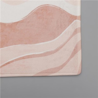 Коврик для ванной и туалета Доляна «Песок», 40×60 см