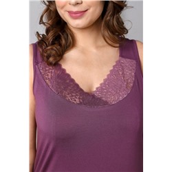 Ночная сорочка Пламя-1 (Темно-лиловый)