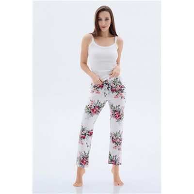 Пижама с халатом МИШЕЛЬ (Молоко)