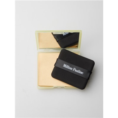 Матирующий салфетки против жирного блеска в футляре с зеркалом, Лимон, 100 шт.