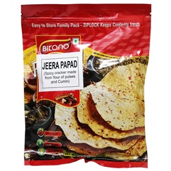 Bikano Jeera Papad / Папад Джира Лепешка Острая с Зирой 200 г