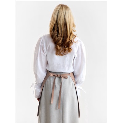 Фартук «Этель» Kitchen, 60×70 см, бежевый, 100% хлопок, саржа 220 г/м²