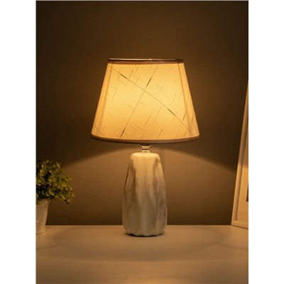 УЦЕНКА Настольная лампа «Донра» Е27 40 Вт серый 22×22×35 см RISALUX