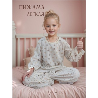 Пижама с брюками Безе 33061 (Короны)