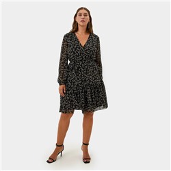 Платье мини женское MIST plus-size, размер 52, чёрное