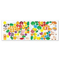 Наклейки детские «100 наклеек. Мир животных», набор 4 шт. по 16 стр.