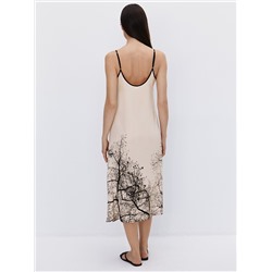 Omsa Сорочка OmD 0118D SAKURA Сорочка принт. жен. (длинная на узких бретелях), PL