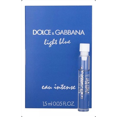 DOLCE & GABBANA LIGHT BLUE EAU INTENSE edp (w) 1.5ml пробник