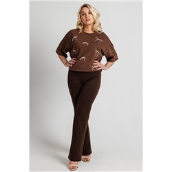 Брюки женские  222/02/Коричневый