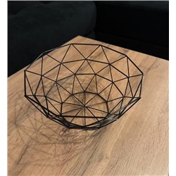 Фруктовница, Ваза для фруктов геометрия 26х26х9см