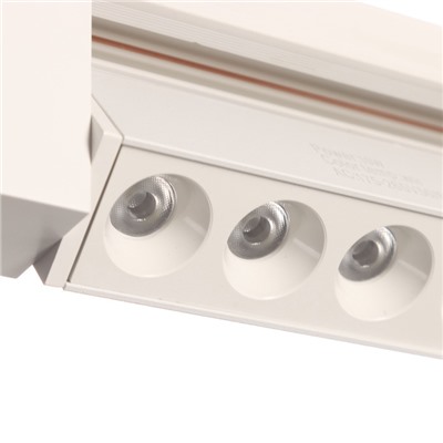 Светильник трековый BayerLux Simple «Линза» LED, 10 Вт, 20.5×3.5×4.5 см, белый