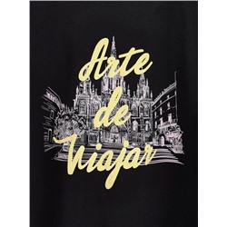 Джемпер женский CONTE Футболка из хлопка «Аrte de viajar» LD 1750