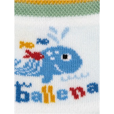 Omsa Носки OMSA kids   Calzino 21P72 с ажурным переплетением сетка (Кит, Краб, Чайка)