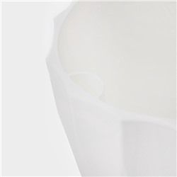 Кашпо для цветов со вставкой «Флюте», 1.9 л, белое