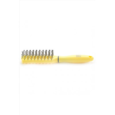 Dewal Beauty Щетка для укладки волос продувная / Лимонный пудинг DBLP3, желтый KRISTALLER, 1117383