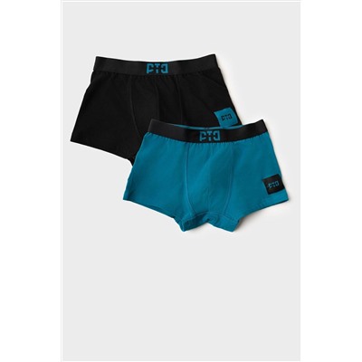 Трусы трикотажные для мальчиков - боксеры, 2 шт в комплекте PLAYTODAY, 1239853