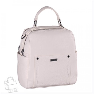 Рюкзак женский кожаный 99353-2 beige Velina Fabbiano-Safenta/20
