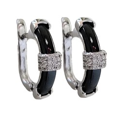 Серьги с керамикой