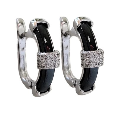 Серьги с керамикой