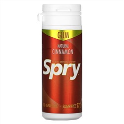 Xlear, Spry Chewing Gum, Cinnamon, Sugar Free, 27 Pieces