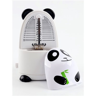 Метроном механический Панда, 40-208 ударов, 14.5×9×8.5 см