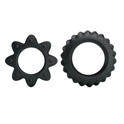 Набор ребристых эрекционных колец Ring Flowering