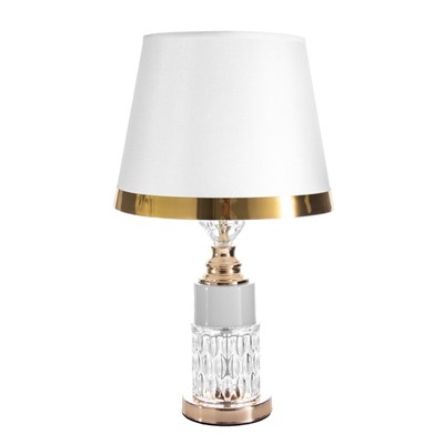 Лампа настольная с подсветкой «Муза» 1×60 Вт E27 золото 28×28×45 см RISALUX