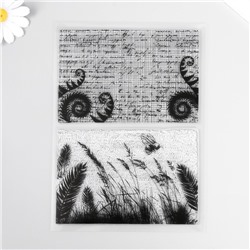 Штамп для творчества «Письмена. Оса в поле», 15×21×0.3 см