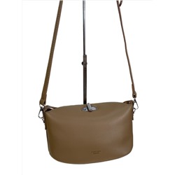 Женская сумка из искусственной кожи, цвет коричневый