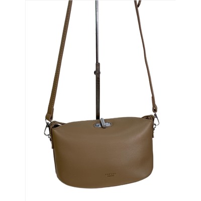 Женская сумка из искусственной кожи, цвет коричневый