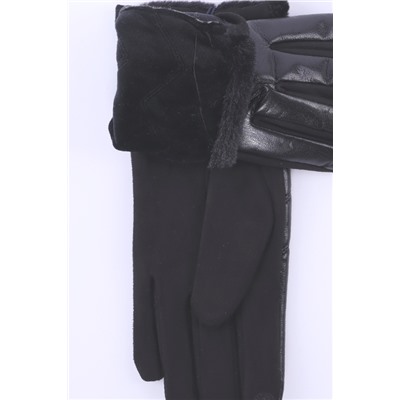 Перчатки жен. LuMeiJia F-2 иск.кожа/сенсор