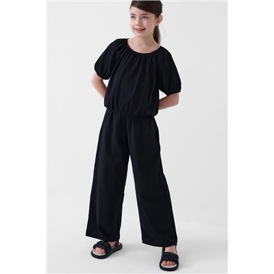 Комплект трикотажный для девочек: джемпер (футболка), брюки PLAYTODAY, 1240352