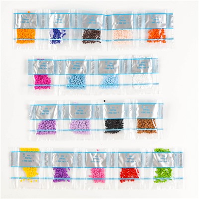 Алмазная мозаика - стикер на новый год для детей с частичным заполнением «Милые зверюшки», набор для творчества