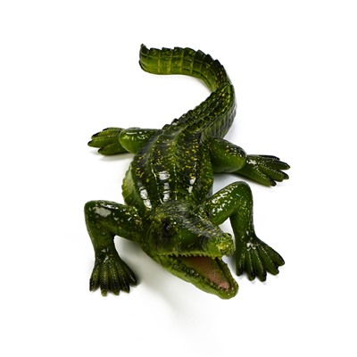 Садовая фигура из полистоуна «Крокодил», 35×15×7 см, Greengo