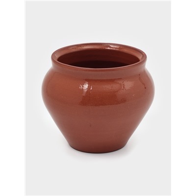 УЦЕНКА Горшочек под жаркое с крышкой «Вятский» 0.5 л, терракота, нет крышки