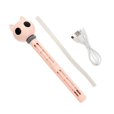 Увлажнитель воздуха «Кот» HM-22, ультразвуковой, погружной, портативный, USB, розовый