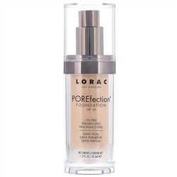 Lorac, Тональная основа POREfection, PR4 оттенок Light Medium, 33,3 мл