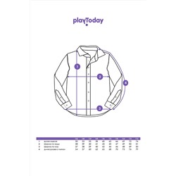 Рубашка PLAYTODAY, 1126461
