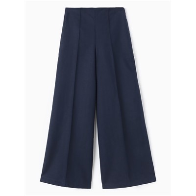 Брюки женские палаццо MINAKU: Safari, синие, размер 42