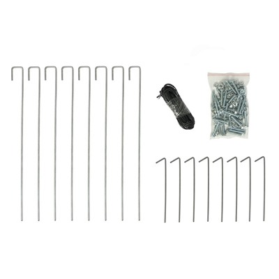 Теплица, 6.1×2.45×2.1 м, оцинкованный металл, профиль d=25 мм, чехол из армированной плёнки 120 мкм